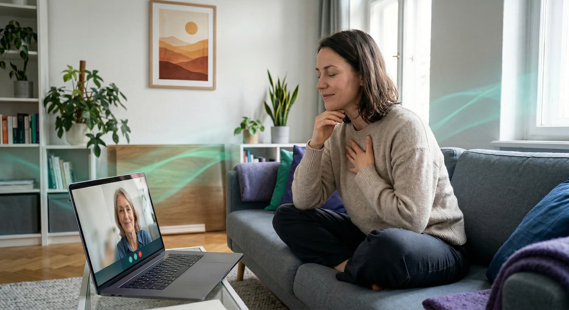 Online-Körperpsychotherapie von zuhause