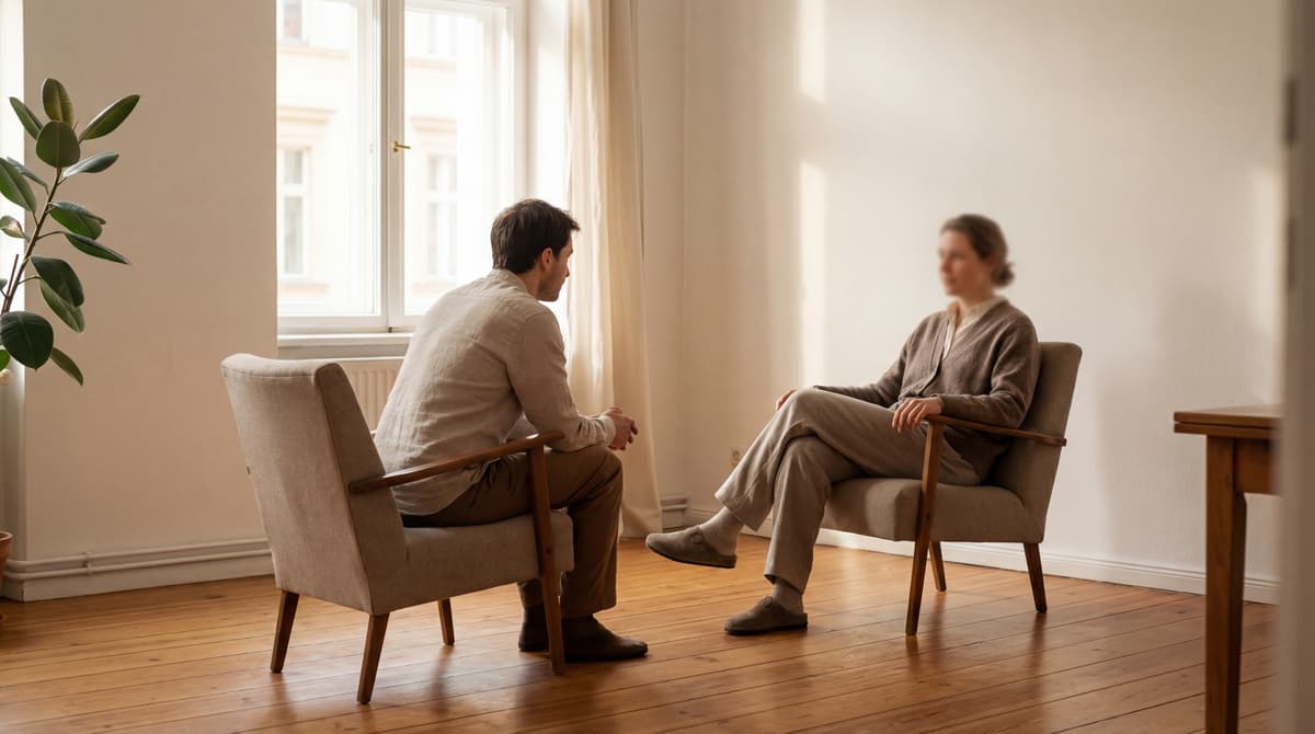 Körperpsychotherapie-Sitzung